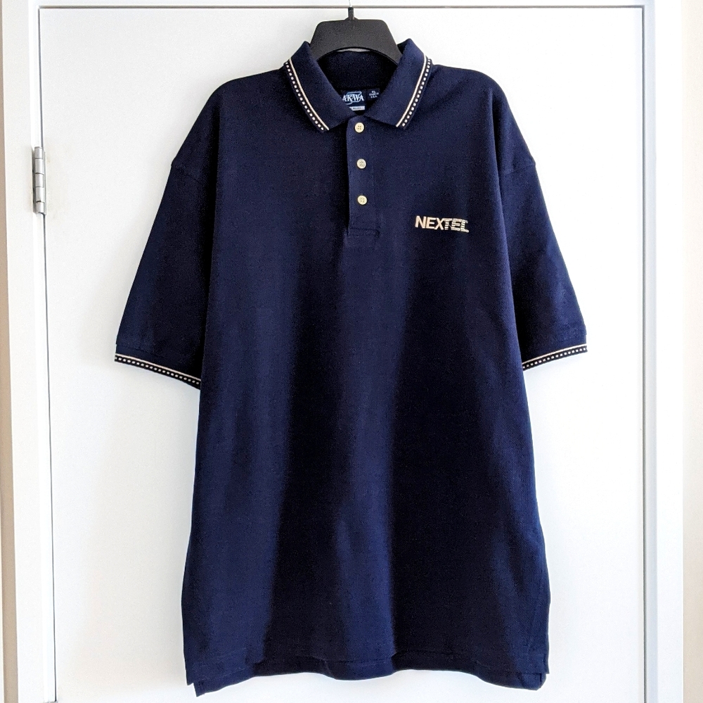NWOT Y2K vintage nextel men's polo